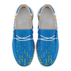 Custom Blue Yellow Los Angeles Shoes Personalized Sneaker FN042-D020279-22