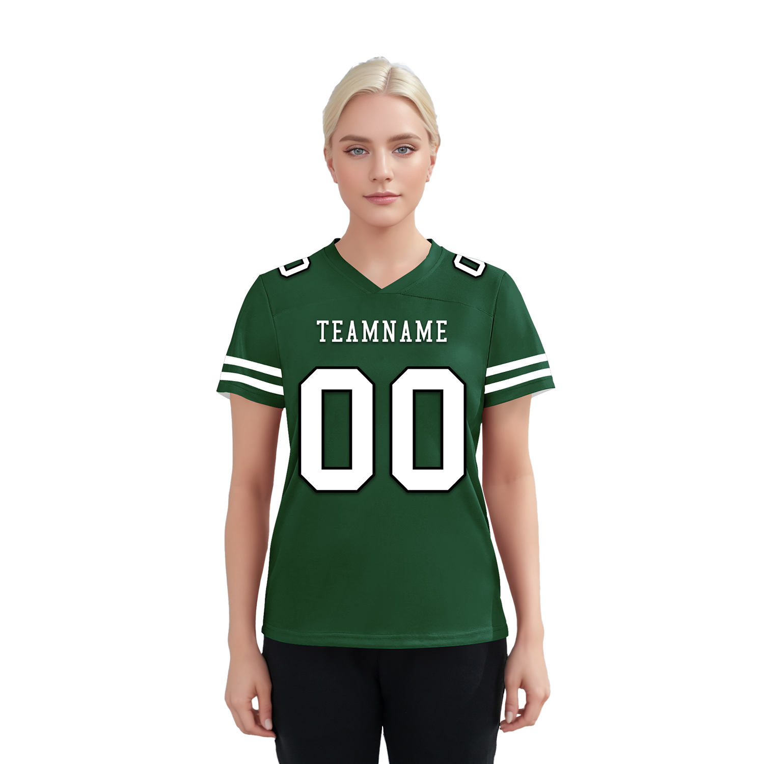 Custom Green Classic Style Personalized Authentic Football Jersey FBJ02-bd0a70a9