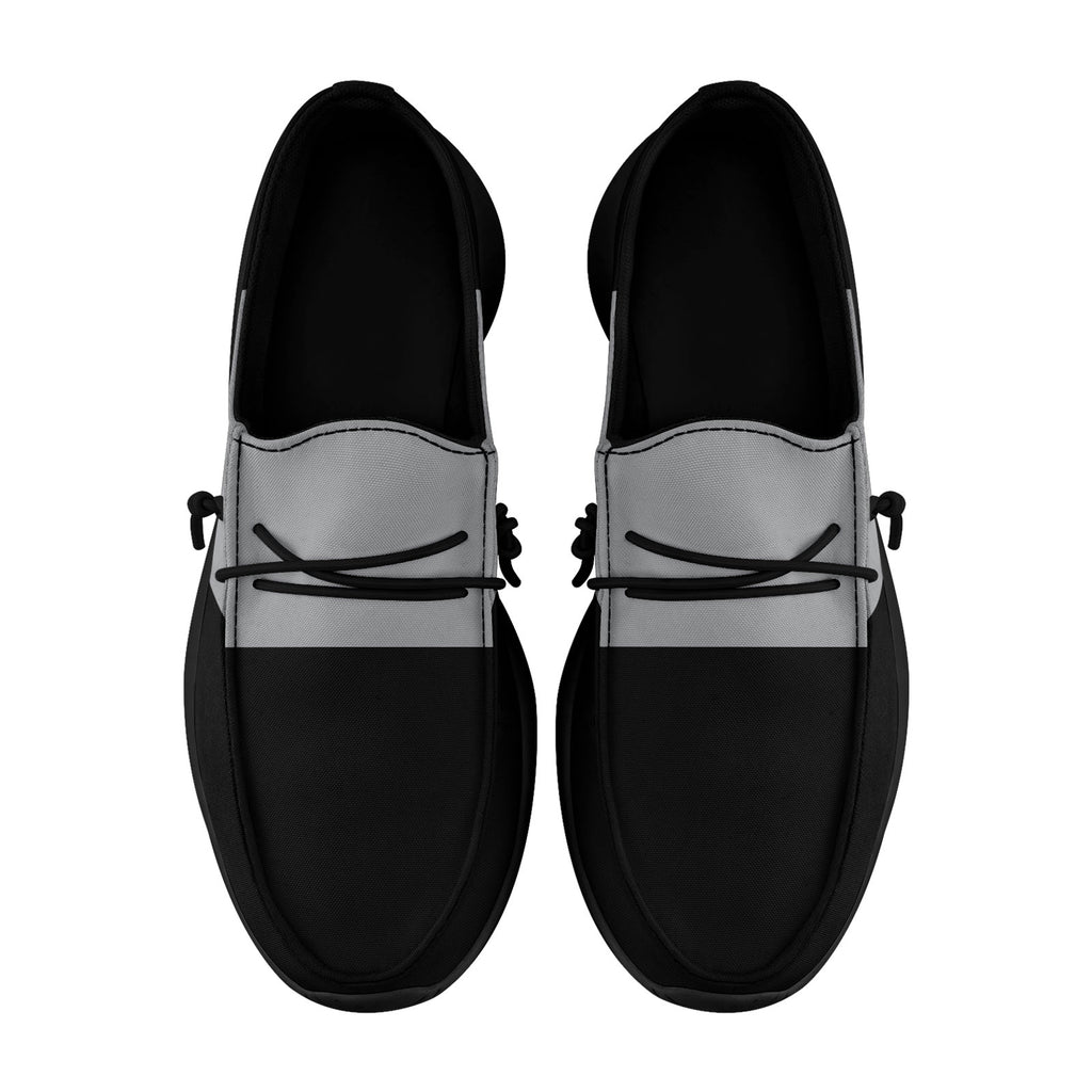 Custom Black White Gray Las Vegas Jacket and Sports Shoes Combo Offer Personalized Combo ZH-D020294-20