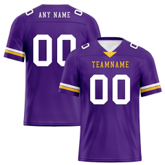 Custom Purple Classic Style Personalized Authentic Football Jersey FBJ02-bd0a7009