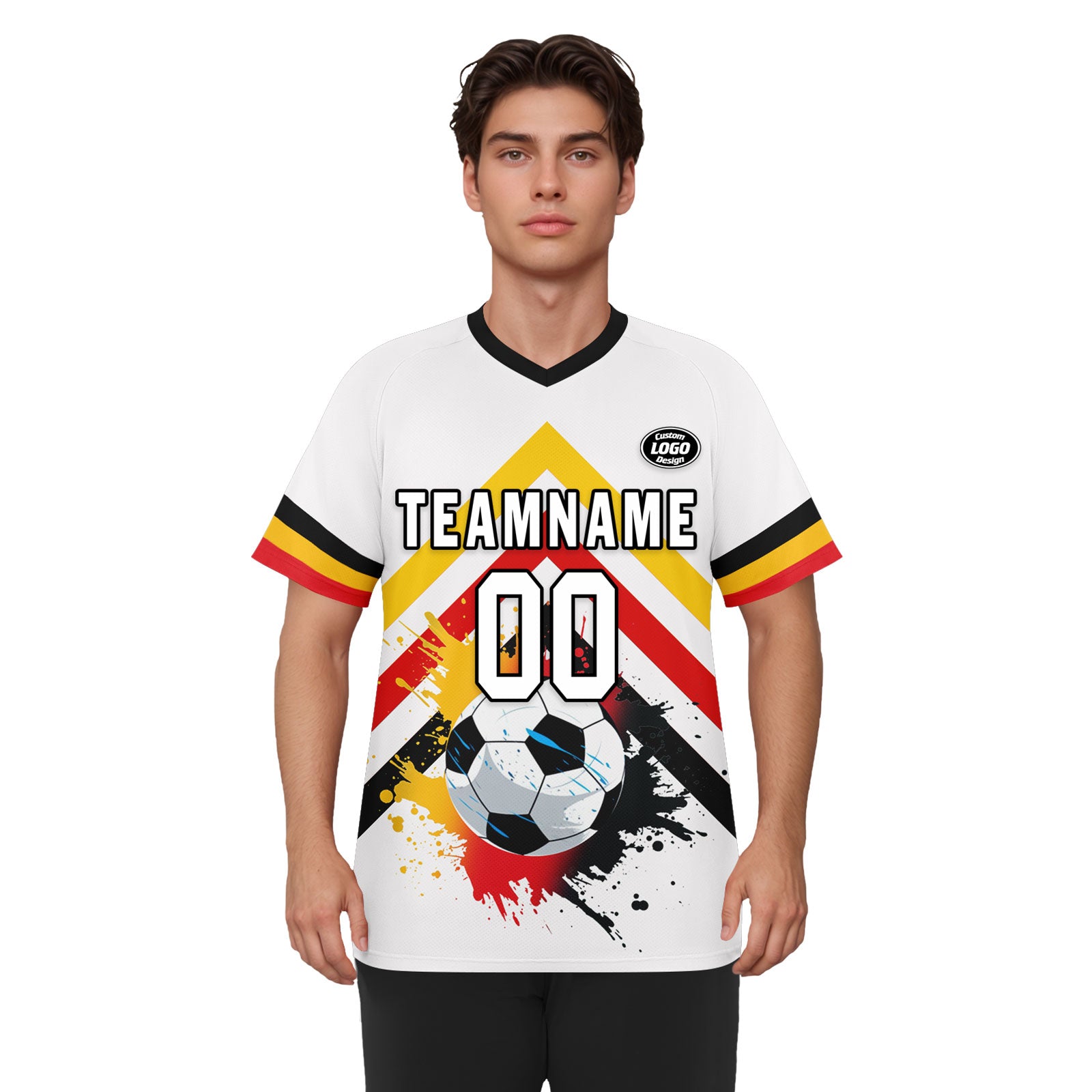 Custom Germany 2026 World Cup Football Shirt Customized Soccer Jersey for Fans Add Your Name & Number FZ190-F028093-3