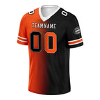 Custom Orange Black Ohio Personalized Authentic Football Jersey FBJ02-D028017-19