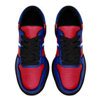 Custom Red Blue Buffalo Shoes Personalized Sneaker FN032-D020389-4
