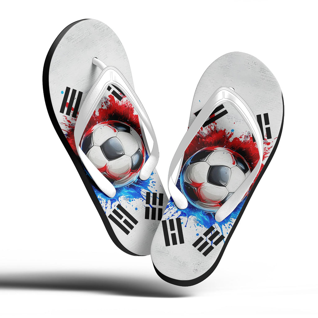 Custom South Korea 2026 World Cup Sneakers DIY Country Flag Running Shoes Lightweight Sport Shoes Gift for Football Fans Personalized Team Name and Logo FN058-F009109-5