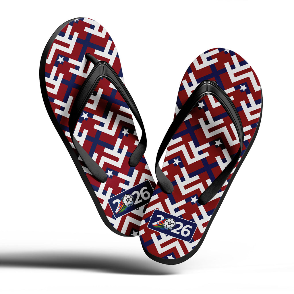Custom United States 2026 World Cup Sneakers DIY Country Flag Running Shoes Lightweight Sport Shoes Gift for Football Fans Personalized Team Name and Logo FN058-F028041-13