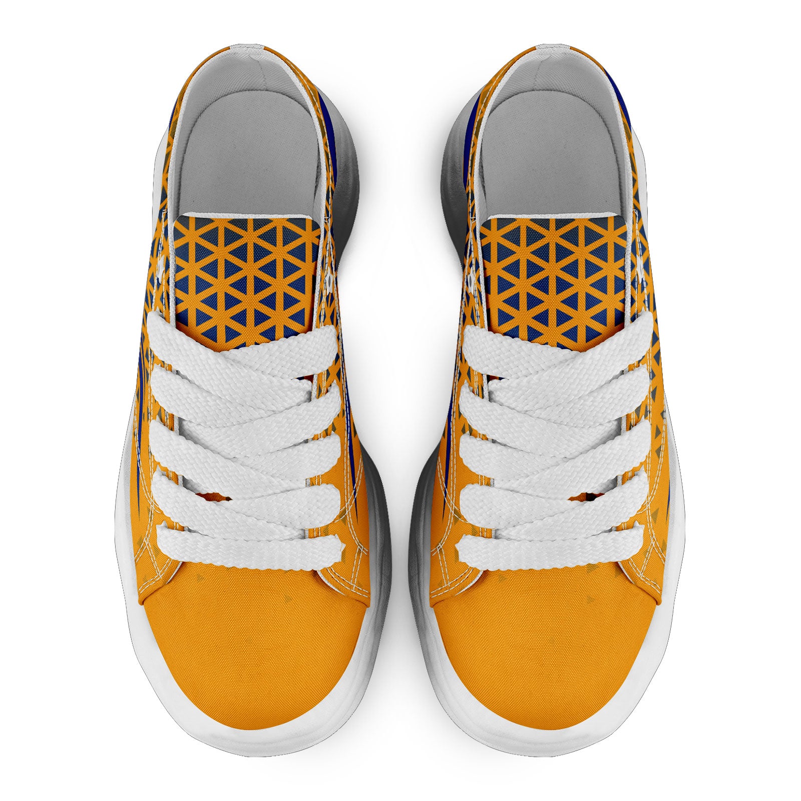 Custom Yellow White California Football Jersey and Sports Shoes Combo Offer Personalized Combo ZH-D023031-15