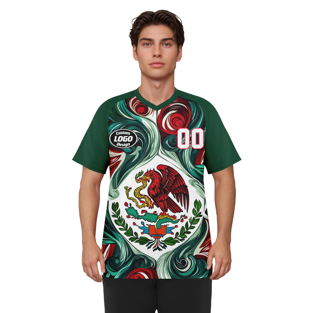 Custom Mexico 2026 World Cup Football Shirt Customized Soccer Jersey for Fans Add Your Name & Number FZ190-F020057-3