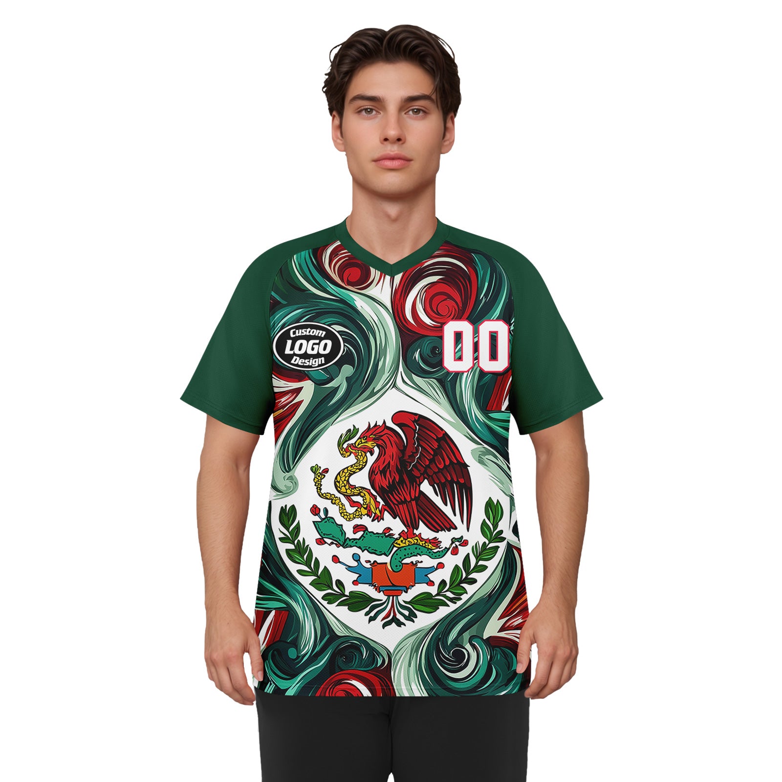 Custom Mexico 2026 World Cup Football Shirt Customized Soccer Jersey for Fans Add Your Name & Number FZ190-F020057-3