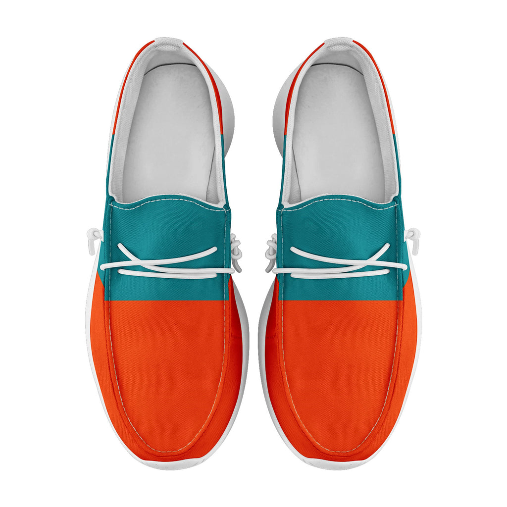 Custom Blue Orange Miami Jacket and Sports Shoes Combo Offer Personalized Combo ZH-D020294-24