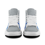 Custom Blue Gray Detroit Football Jersey and Firesoul Sports Shoes Combo Offer Personalized Combo ZH-D020273-11