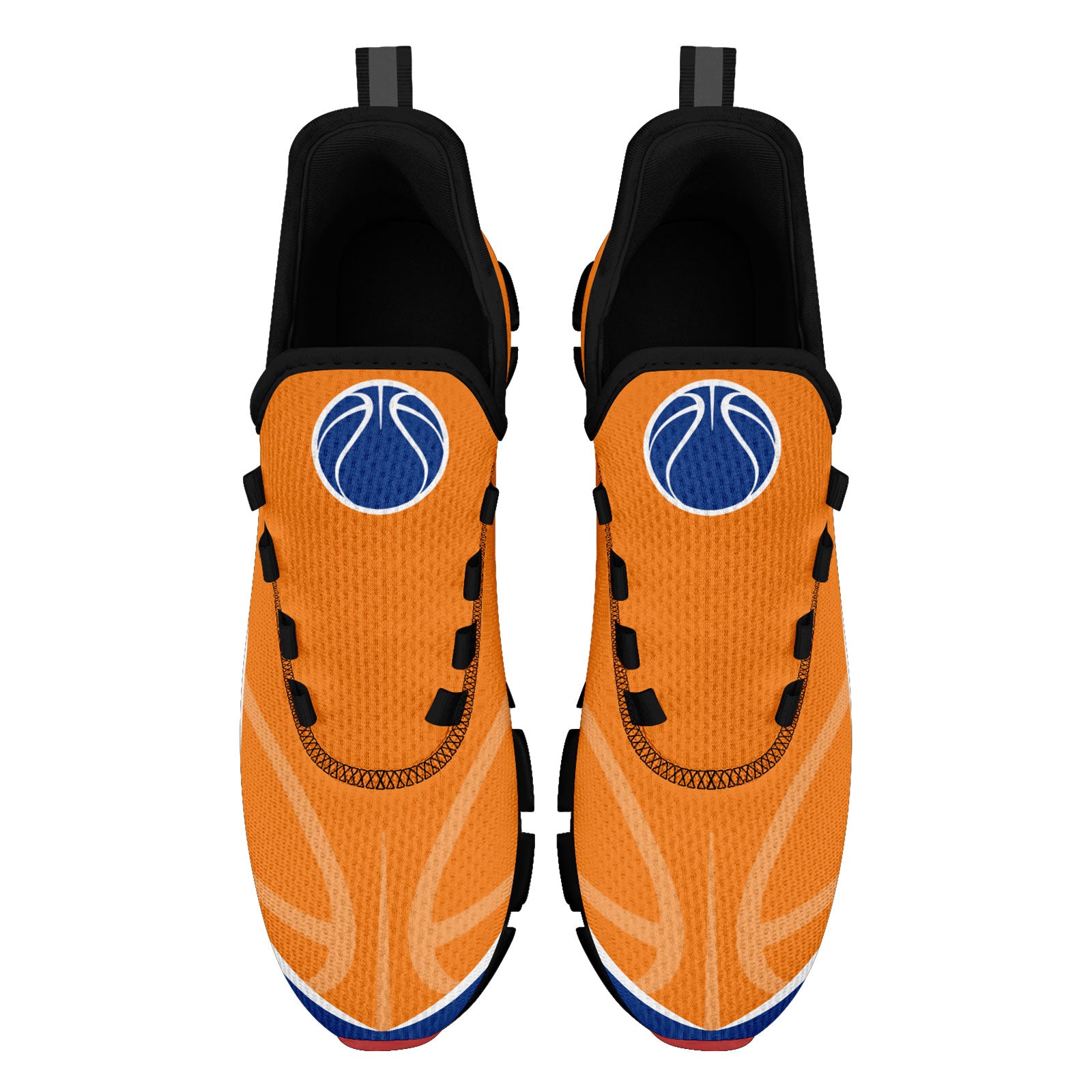 Custom Blue Orange Maxsoul Shoes Personalized Sneaker FN003XD-D020391-3