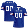 Custom Blue Classic Style Personalized Authentic Football Jersey FBJ02-bd0a70aa