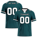 Custom Cyan Classic Style Personalized Authentic Football Jersey FBJ02-bd0a70ab