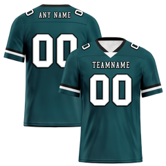 Custom Cyan Classic Style Personalized Authentic Football Jersey FBJ02-bd0a70ab