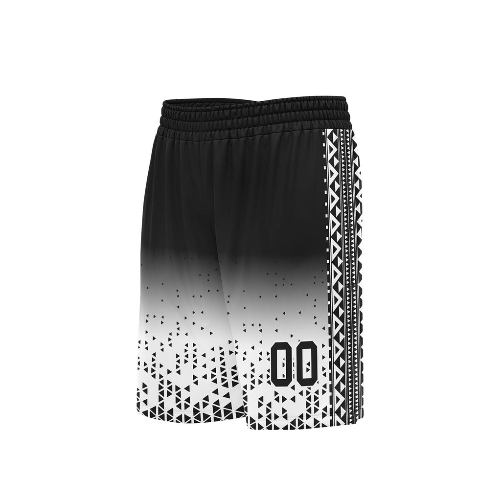 Custom Black White Fade Fashion Sports Uniform Basketball Jersey BBJ01-D020102-2