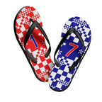 Custom Croatia 2026 World Cup Sneakers DIY Country Flag Running Shoes Lightweight Sport Shoes Gift for Football Fans Personalized Team Name and Logo FN058-F009140-5
