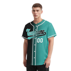 Custom Black Green Gradient Fashion Personalized Authentic Baseball Jersey BSBJ01-D0a7a0c