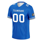 Custom Blue Detroit Personalized Authentic Football Jersey FBJ02-D020263-11