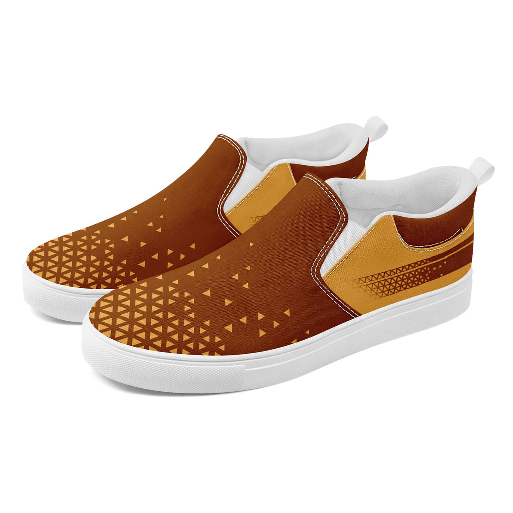 Custom Canvas Sneakers Personalized Slip On Shoes FN071-E023042-2