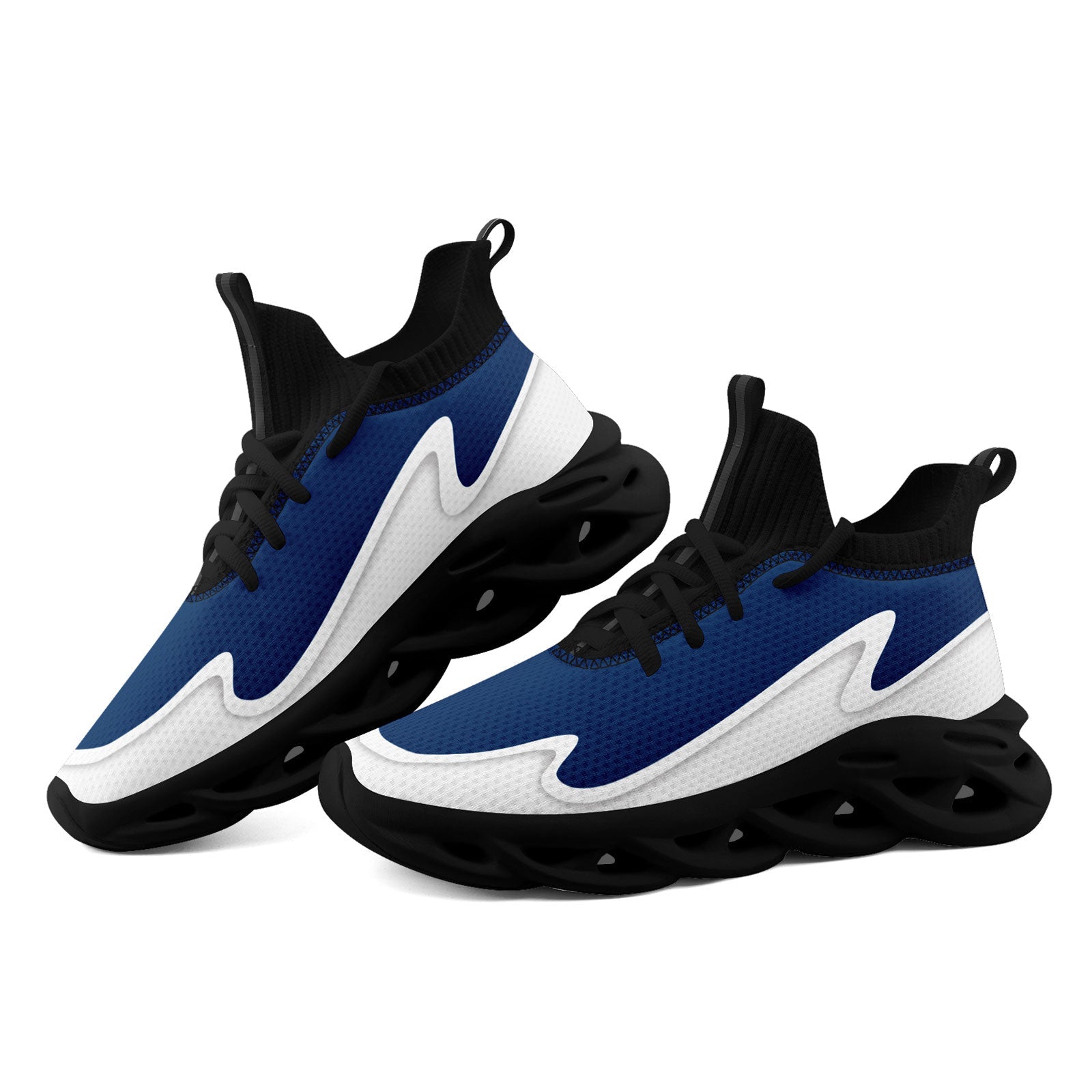 Custom Blue White Maxsoul Shoes Personalized Sneaker FN030A-E020011-20