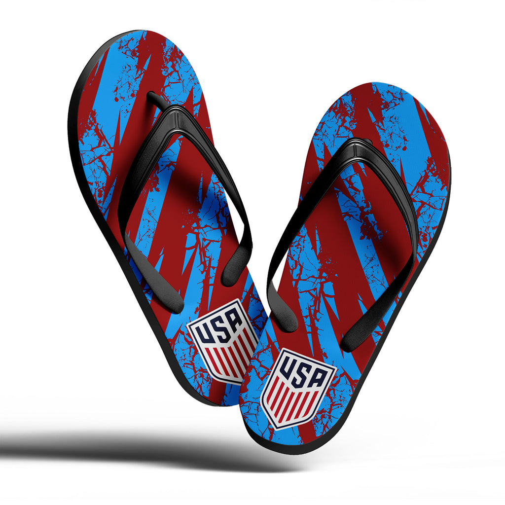 Custom United States 2026 World Cup Sneakers DIY Country Flag Running Shoes Lightweight Sport Shoes Gift for Football Fans Personalized Team Name and Logo FN058-F028041-16