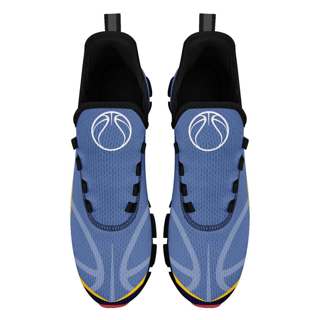 Custom Blue Yellow Maxsoul Shoes Personalized Sneaker FN003XD-D020391-11