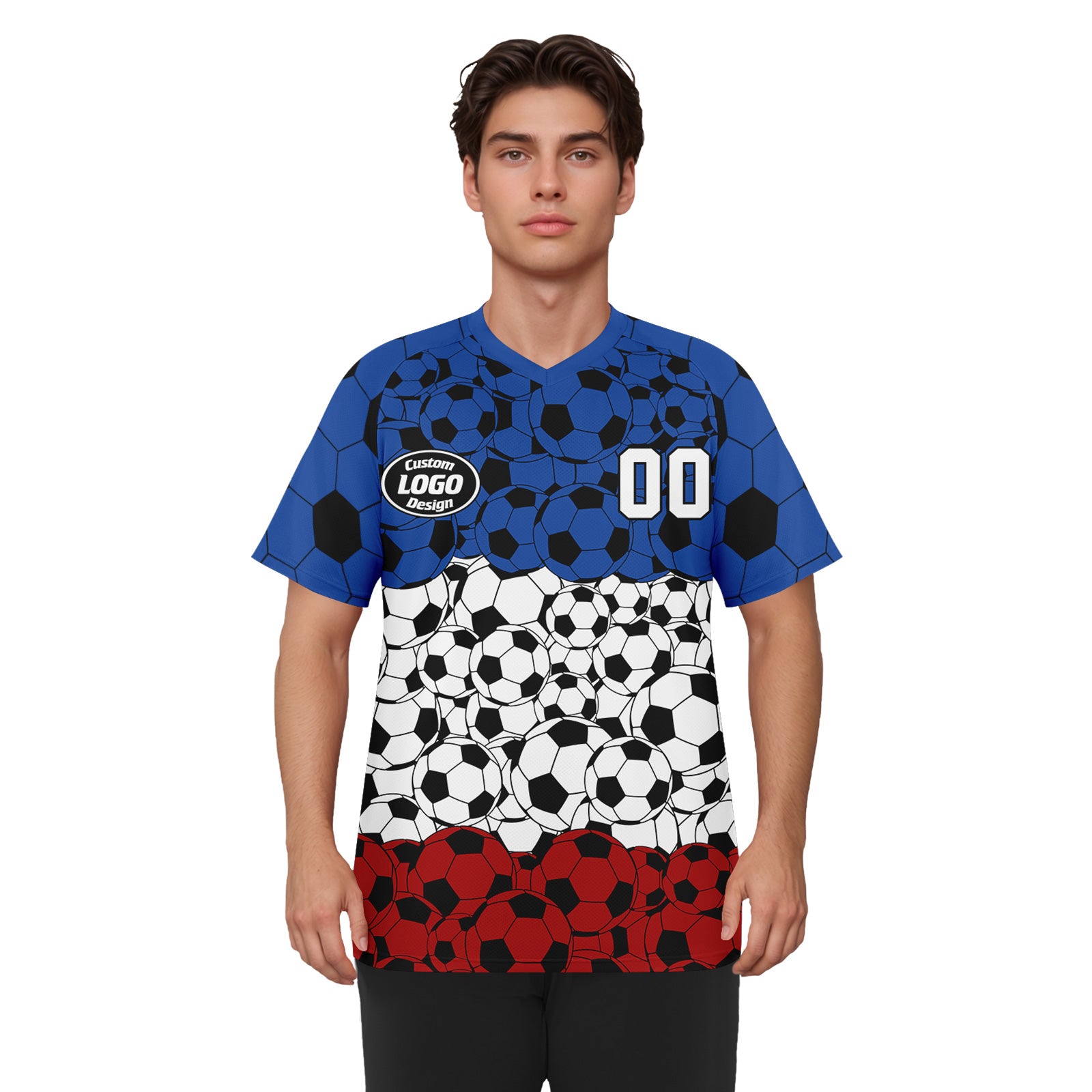 Custom France 2026 World Cup Football Shirt Customized Soccer Jersey for Fans Add Your Name & Number FZ190-F023107-14