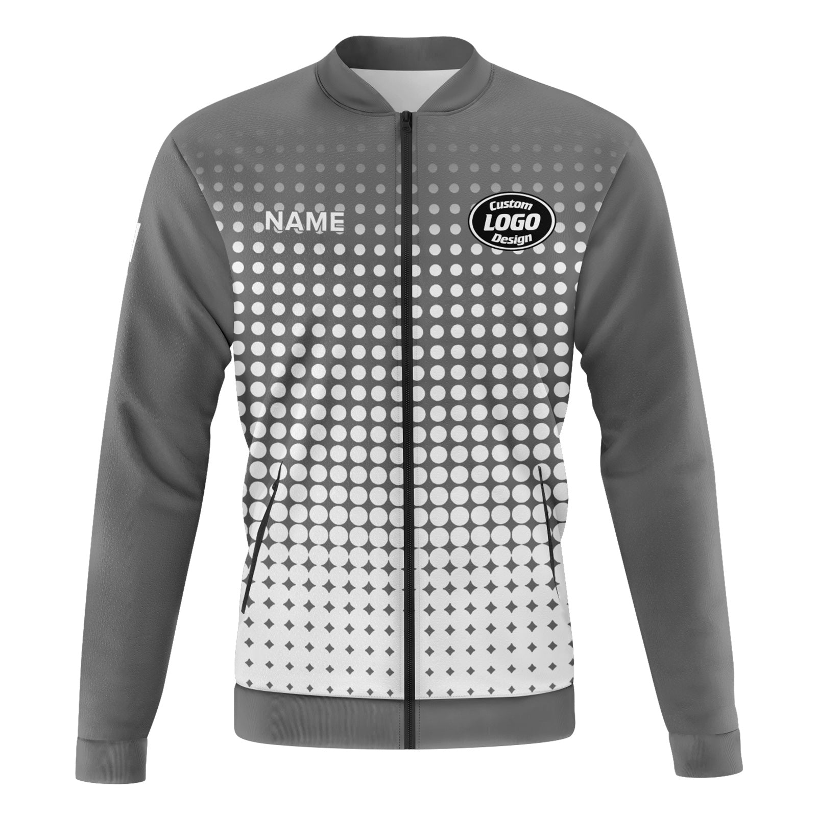 Custom Jacket Bomber Full-Snap Varsity Letterman Personalized Jacket PR092-D020346-9
