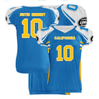 Custom Blue White California High-Performance American Football Jersey FBJ06-D023001-22
