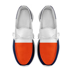 Custom White Orange Blue Denver Jacket and Sports Shoes Combo Offer Personalized Combo ZH-D020294-10