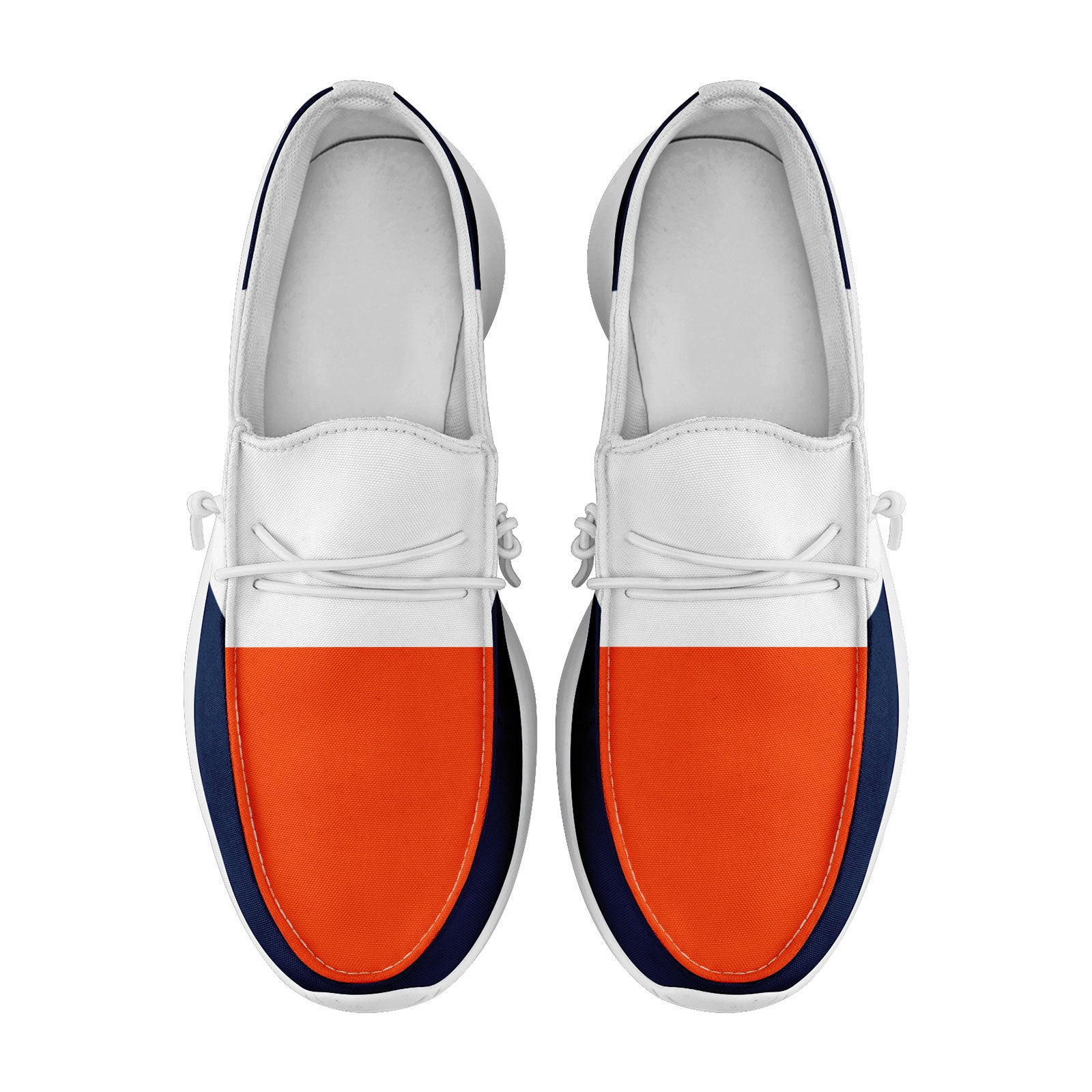 Custom White Orange Blue Denver Jacket and Sports Shoes Combo Offer Personalized Combo ZH-D020294-10