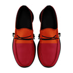 Custom Red Orange Tampa Bay Jacket and Sports Shoes Combo Offer Personalized Combo ZH-D020294-29