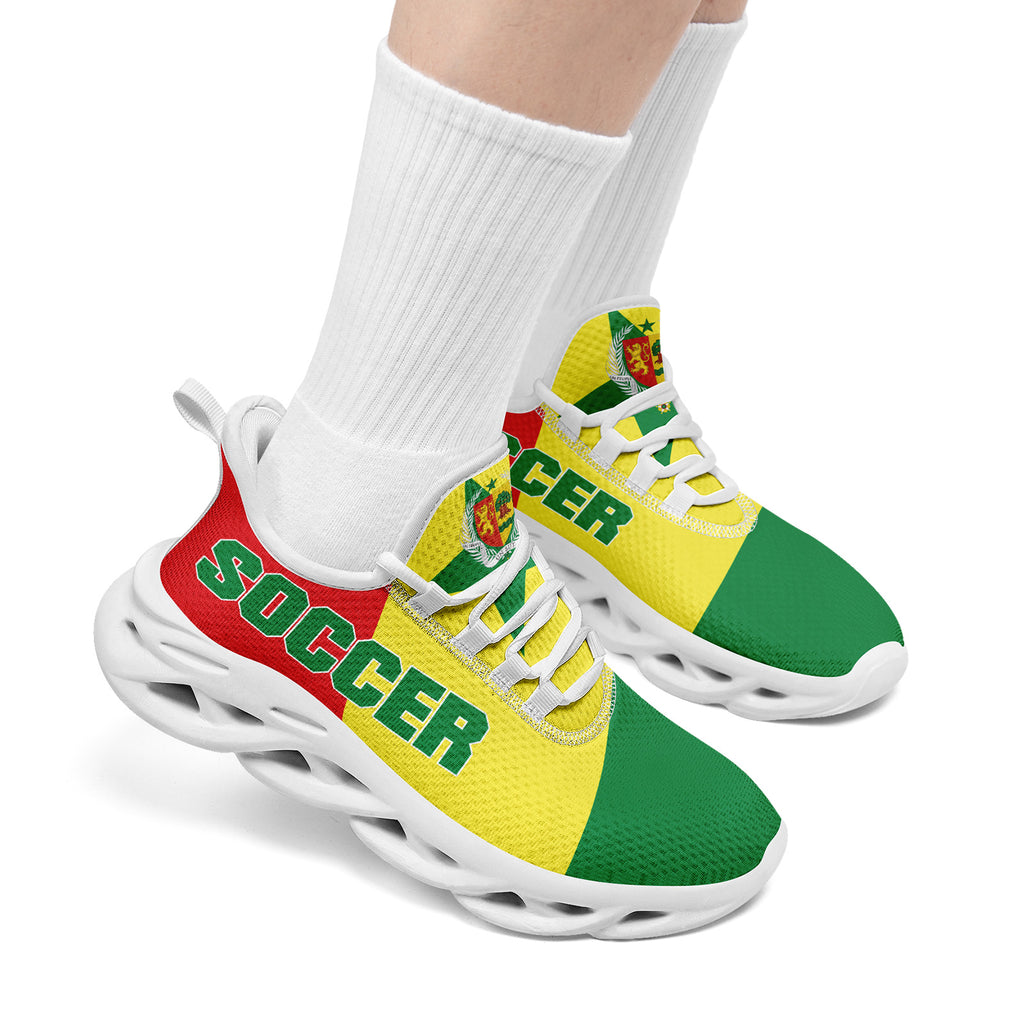 Custom Senegal 2026 World Cup Sneakers DIY Country Flag Running Shoes Lightweight Sport Shoes Gift for Football Fans Personalized Team Name and Logo FN003-F009094-3