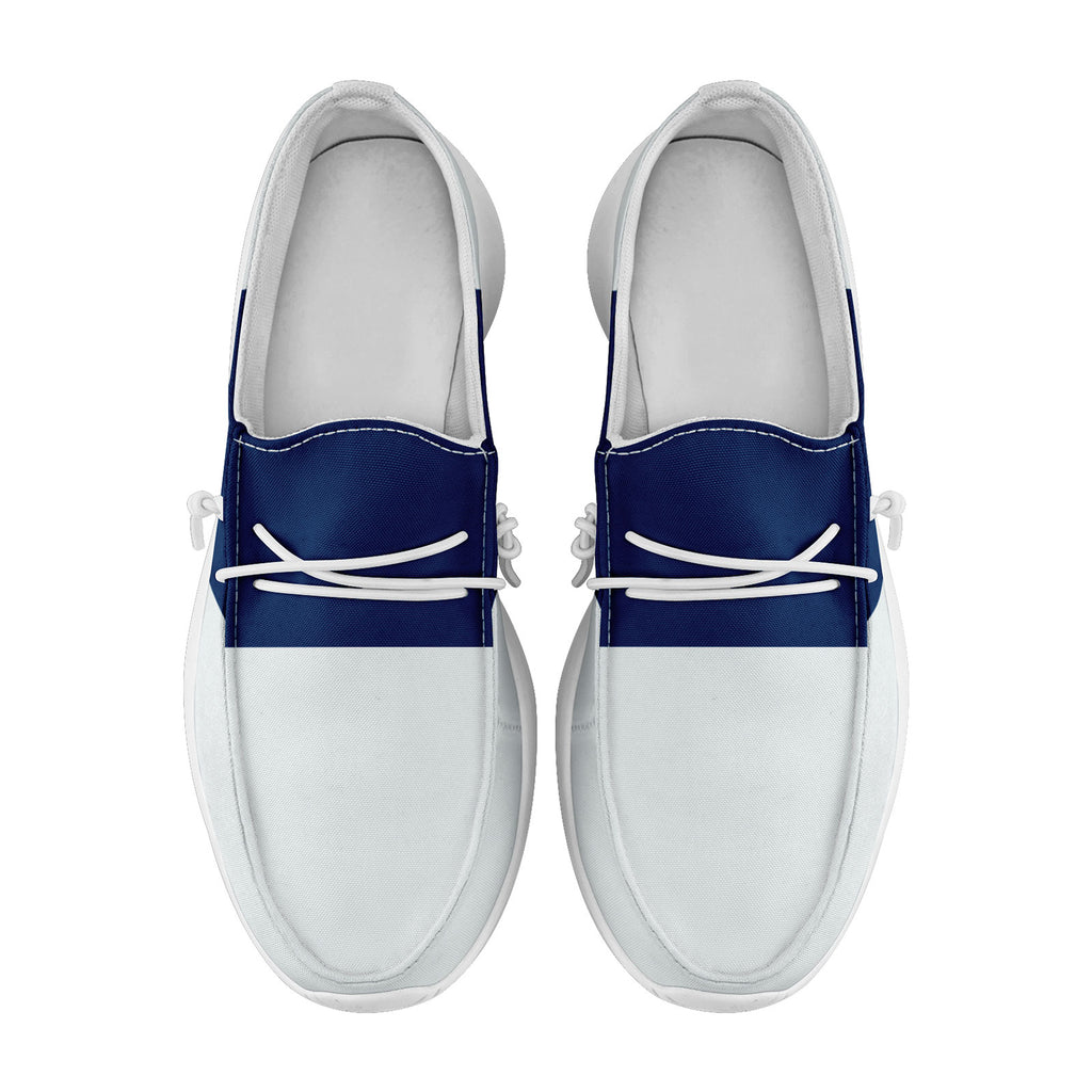 Custom White Blue Indianapolis Jacket and Sports Shoes Combo Offer Personalized Combo ZH-D020294-14
