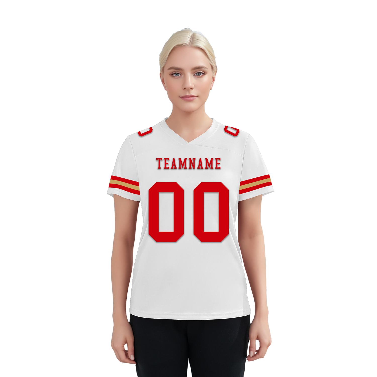 Custom White Classic Style Personalized Authentic Football Jersey FBJ02-bd0a70ac
