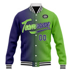Custom Gradient Fashion Jacket Bomber Full-Snap Varsity Letterman Personalized Jacket FZ005-D028015-10