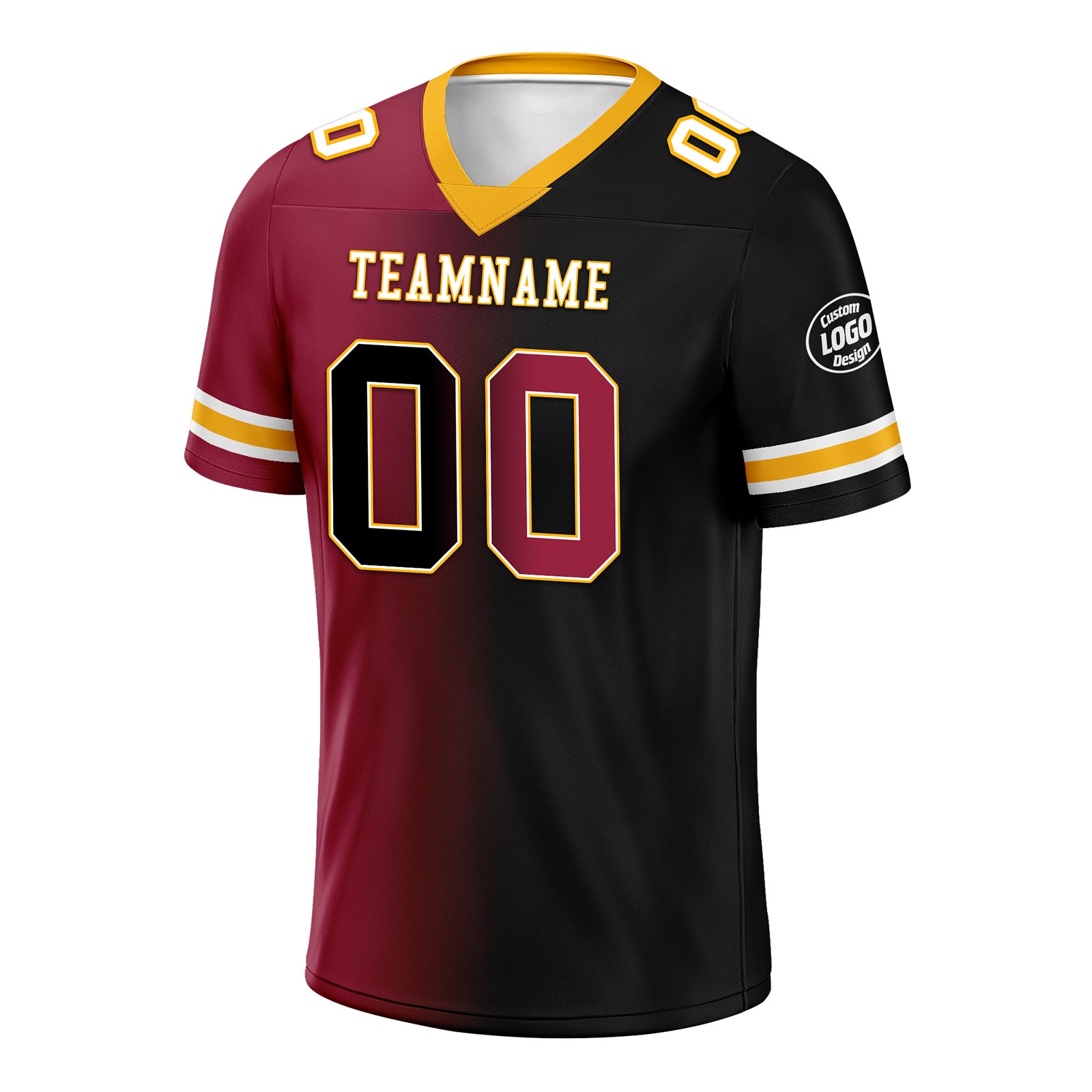 Custom Red Black Arizona Personalized Authentic Football Jersey FBJ02-D028017-1