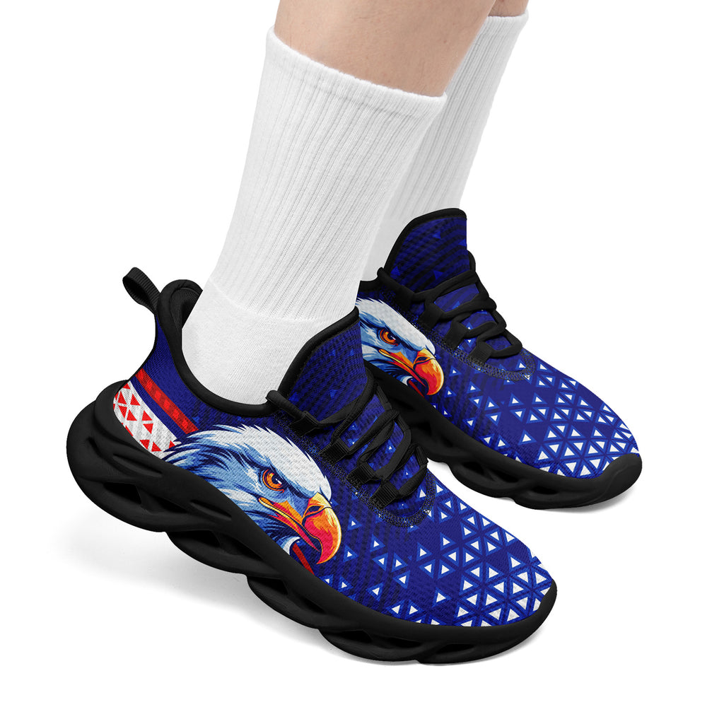 Custom United States 2026 World Cup Sneakers DIY Country Flag Running Shoes Lightweight Sport Shoes Gift for Football Fans Personalized Team Name and Logo FN003-F018032-2