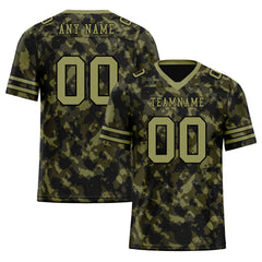 Custom Camo Personalized Authentic Football Jersey FBJ02-D06111