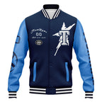 Custom Black Blue Carolina Jacket and Sports Shoes Combo Offer Personalized Combo ZH-D020294-5