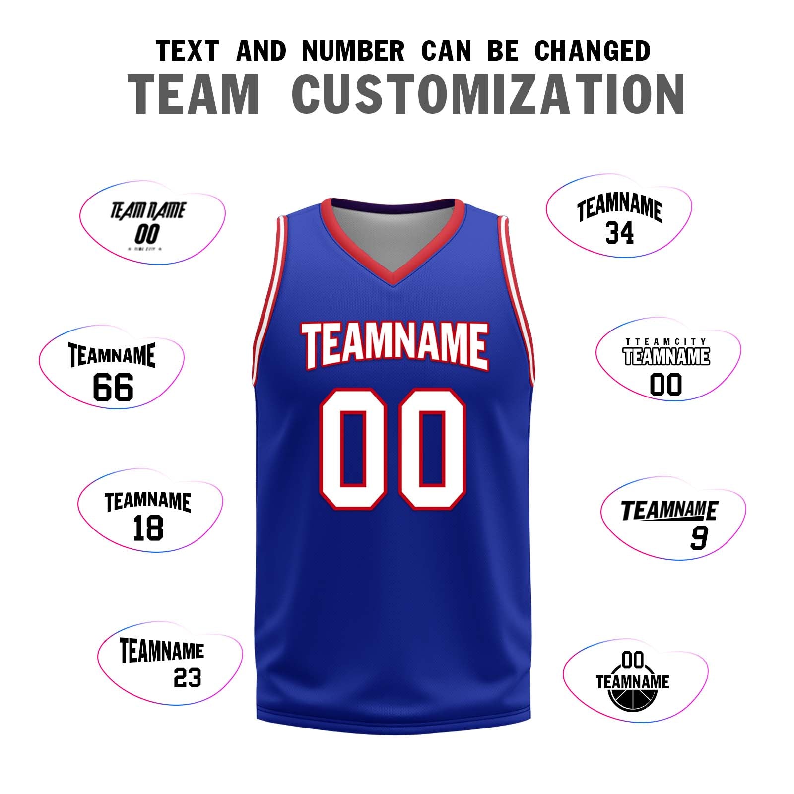 Custom Blue Red White Sacramento City Edition Personalized Reversible Basketball Set Sports Basketball Jersey BBJ01R-D0610-26