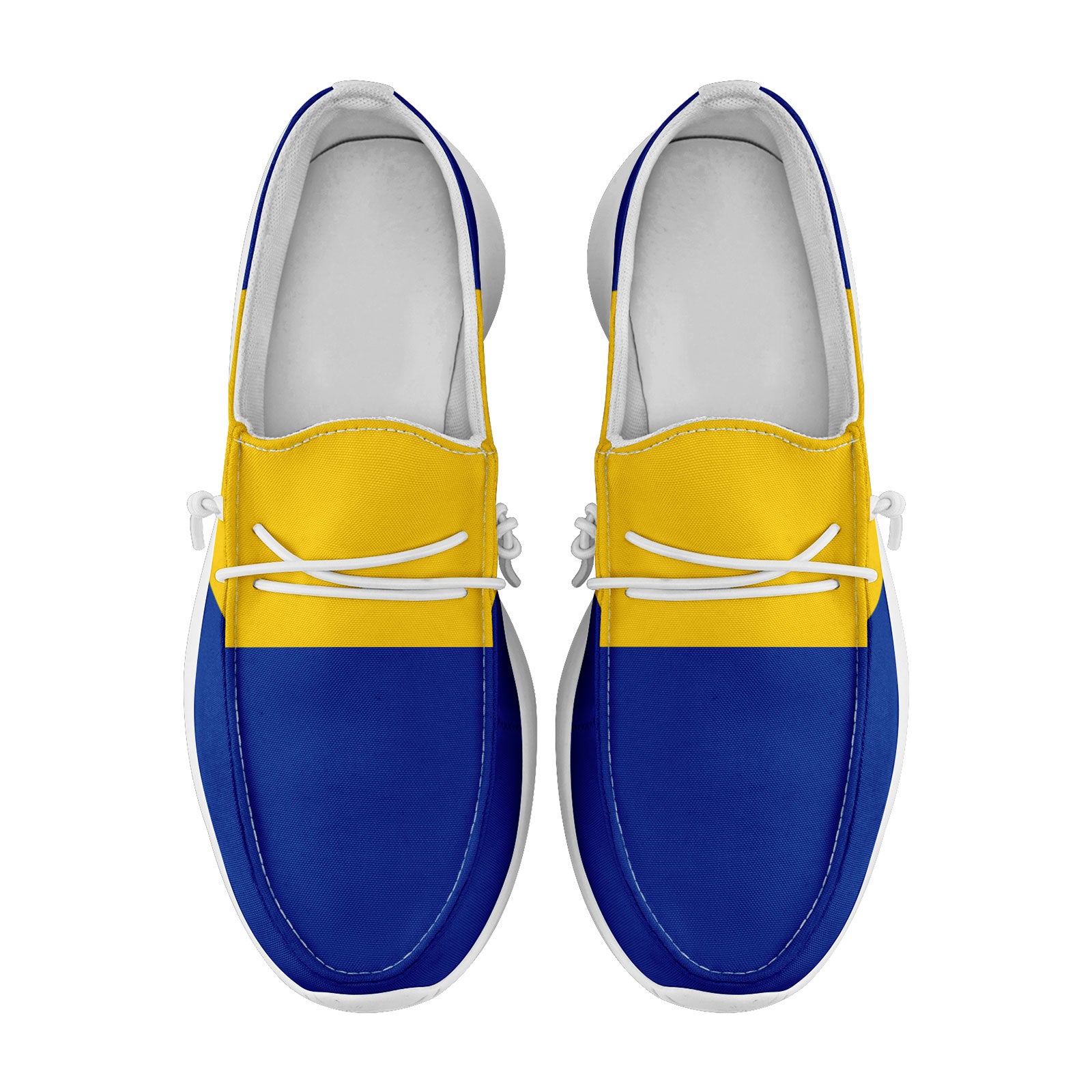Custom Blue Yellow Los Angeles Jacket and Sports Shoes Combo Offer Personalized Combo ZH-D020294-15