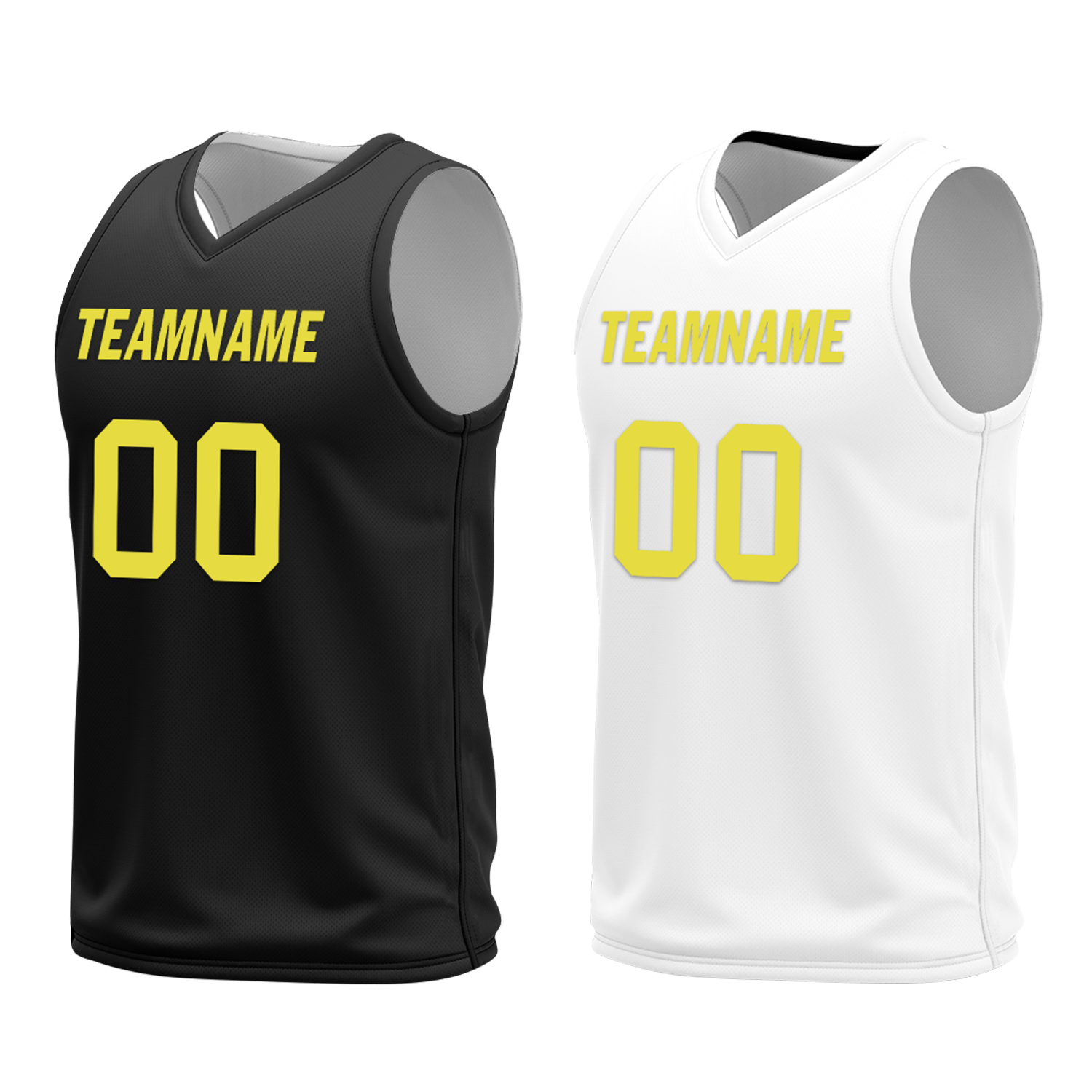 Custom Black White Classic Style Reversible Basketball Uniform Personalized COOLMAX BBJR-D017048