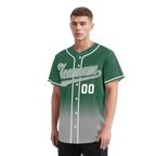 Custom Green Grey Fade Fashion Personalized Authentic Baseball Jersey BSBJ01-D0a70c9