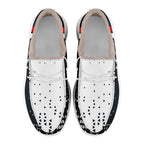Custom Black White Houston Shoes Personalized Sneaker FN042-D020279-12