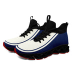 Custom Cream Navy Maxsoul Shoes Personalized Sneaker FN030XD-D020388-12