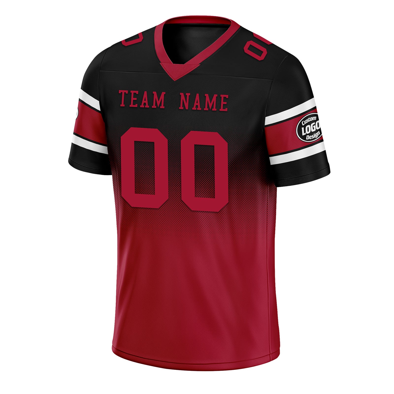 Custom Red Black Atlanta Football Jersey and Hat Combo Offer Personalized Combo ZH-D020326-3