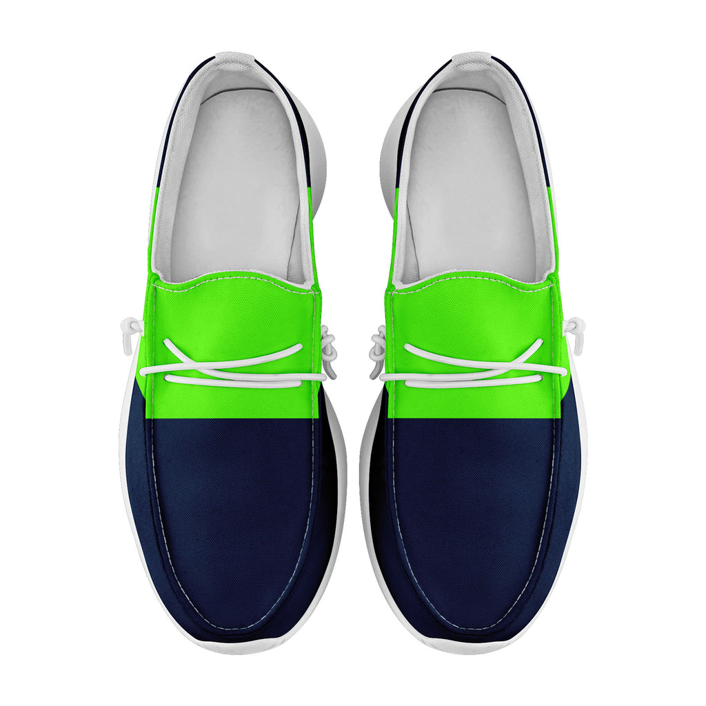 Custom Blue Green Seattle Jacket and Sports Shoes Combo Offer Personalized Combo ZH-D020294-27