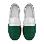 Custom Green White New York Jacket and Sports Shoes Combo Offer Personalized Combo ZH-D020294-28