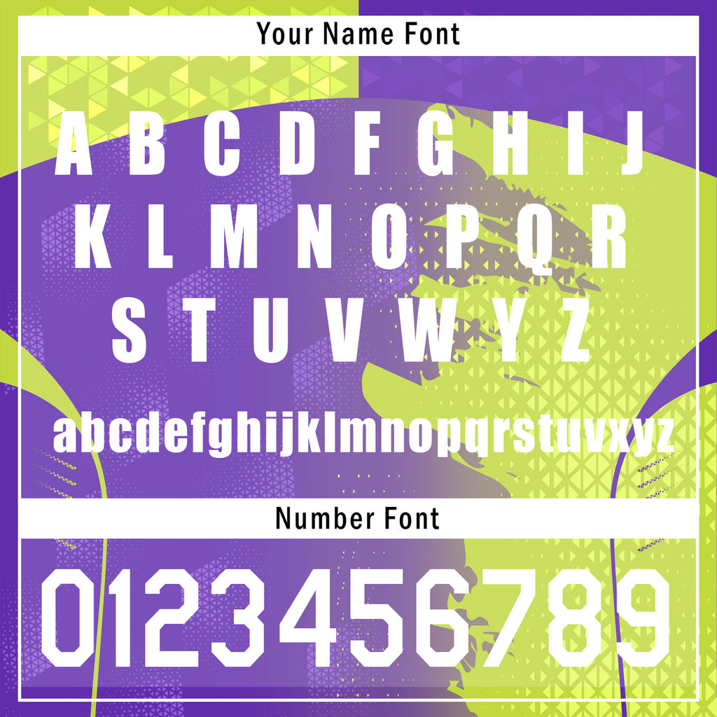 Custom Purple Green Soccer Sets Jersey Personalized SCJ101-D020210-4